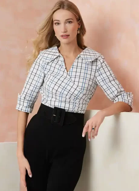 V2113 Misses' Top with Sleeve Variations