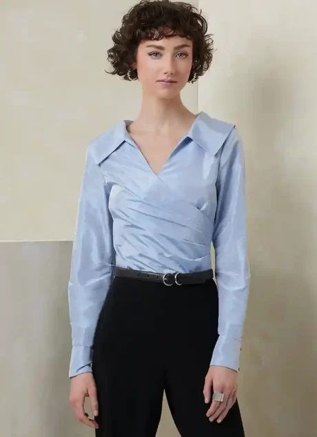 V2113 Misses' Top with Sleeve Variations