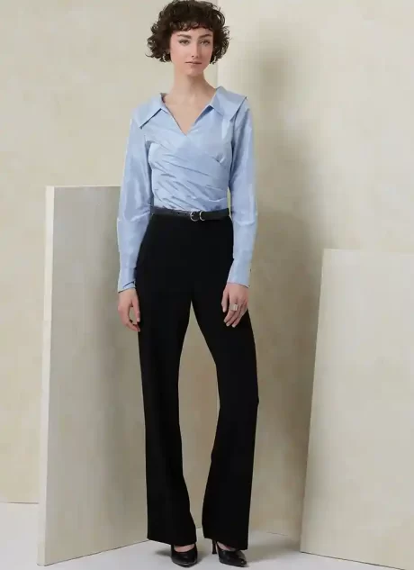 V2113 Misses' Top with Sleeve Variations