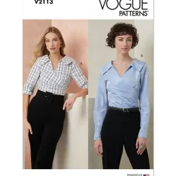 V2113 Misses' Top with Sleeve Variations