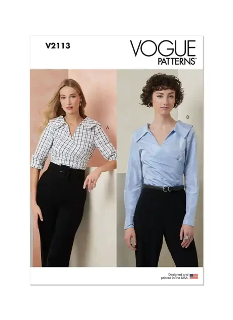 V2113 Misses' Top with Sleeve Variations