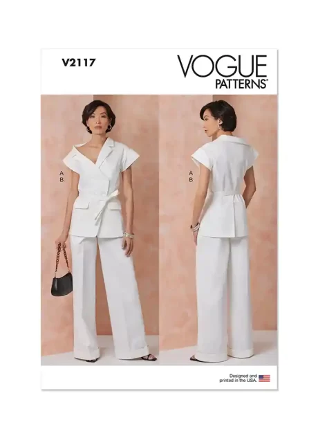 V2117 Misses' Jacket and Pants