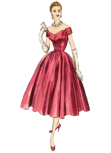 V2123 Misses' Evening Dress