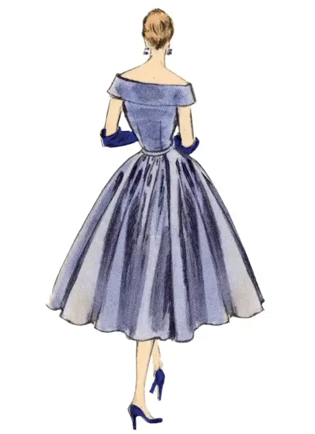 V2123 Misses' Evening Dress