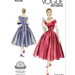 V2123 Misses' Evening Dress