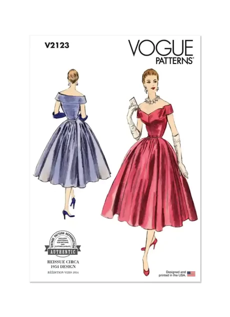V2123 Misses' Evening Dress