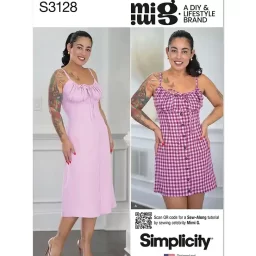 S3128 Misses' Dress in Two Lengths by Mimi G Style