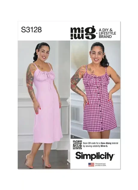 S3128 Misses' Dress in Two Lengths by Mimi G Style