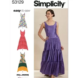 S3129 Misses' Dresses with Petite Lines