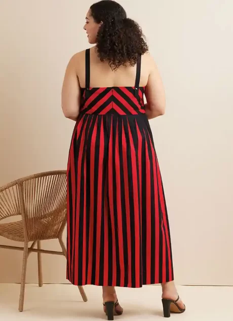 S3131 Misses' and Women's Dress in Three Lengths