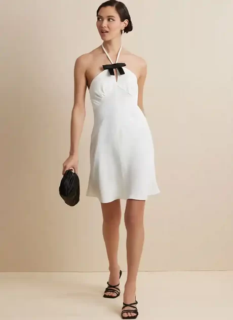 S3133 Misses' Halter Dress in Two Lengths