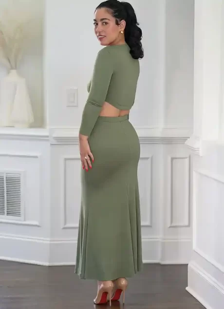 S3140 Misses' Knit Top and Skirt by Mimi G Style