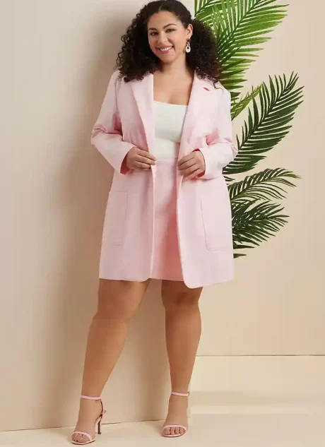 S3142 Misses' and Women's Blazer and Skorts