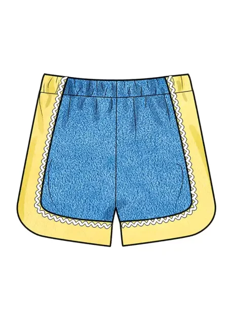 S3145 Babies' Contrast Shirt and Shorts
