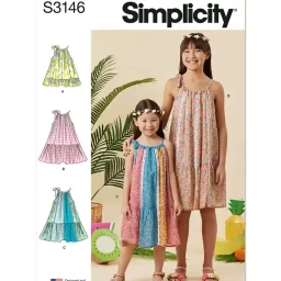 S3146 Children's and Girls' Dresses