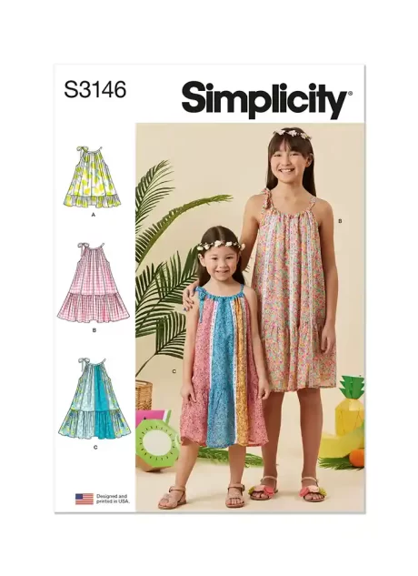 S3146 Children's and Girls' Dresses