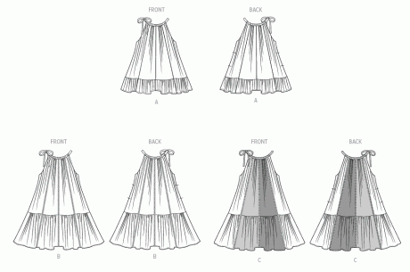 S3146 Children's and Girls' Dresses