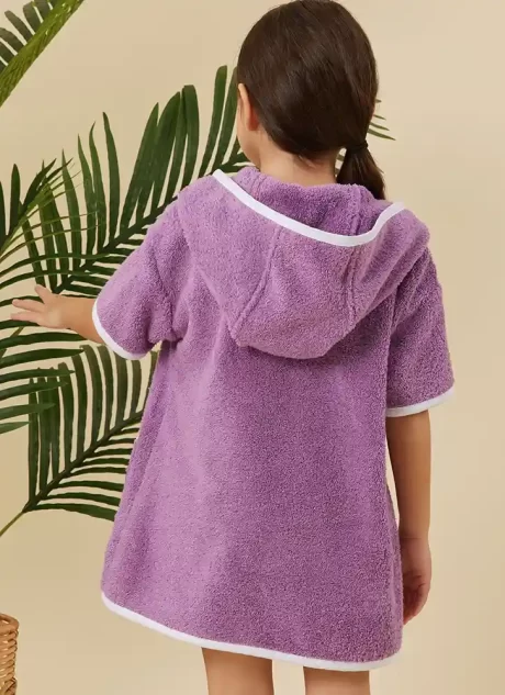 S3147 Children's and Girls' Hooded Cover Up