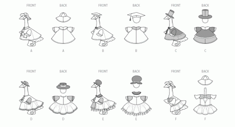 S3158 Clothes for Porch and Lawn Geese