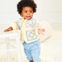 10159 Toddler Crochet Cardigan & Top