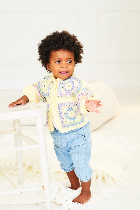 10159 Toddler Crochet Cardigan & Top