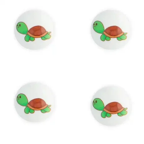 "Tommy Turtle" picture button, 15mm