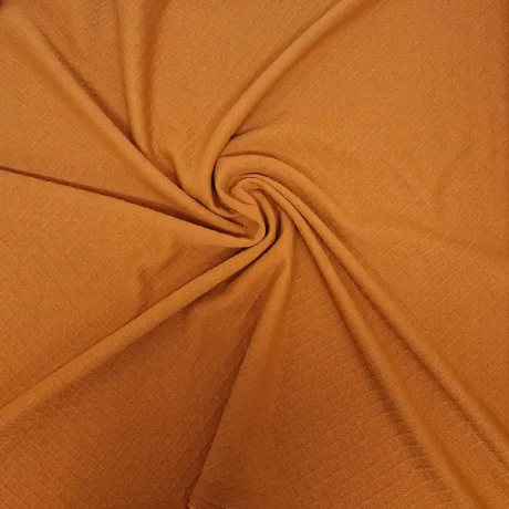 Diamond-patterned stretch jacquard (terracotta)