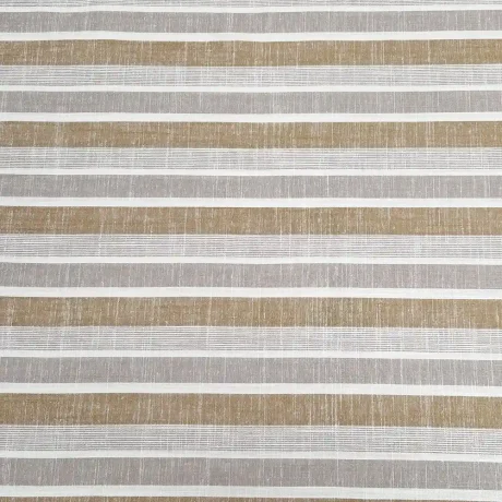 Striped viscose/linen mix (sand/beige/ivory) - Image 2