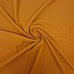 Diamond-patterned stretch jacquard (burnt orange)