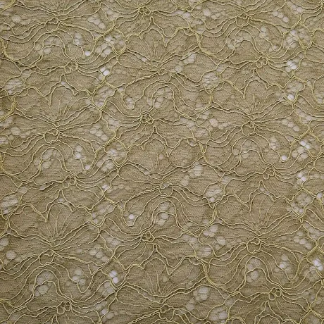 Corded lace, avocado green - Image 2