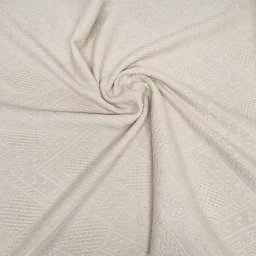 100% cotton jacquard (ecru)