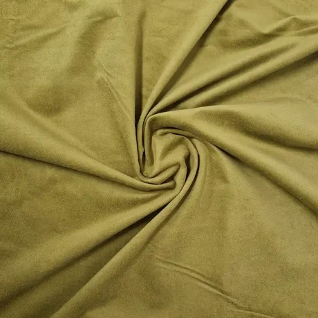 Pear green cotton velvet (non-stretch)