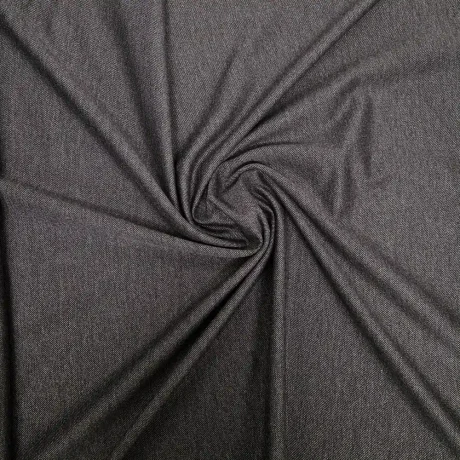 Stretch charcoal twill weave viscose mix