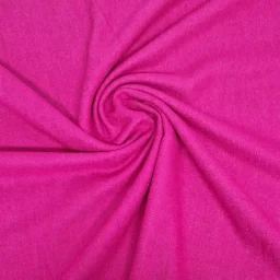Vibrant cerise pink wool mix Melton coating