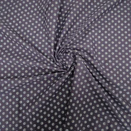100% cotton poplin print, "Savile Row" (navy)