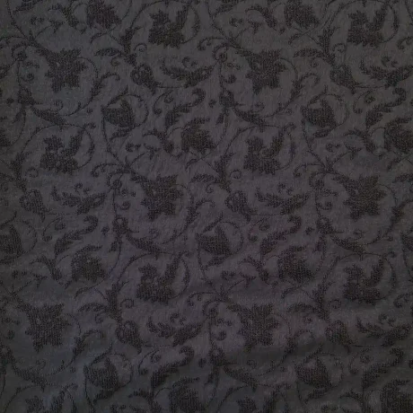 Matt black stretch jacquard - Image 2