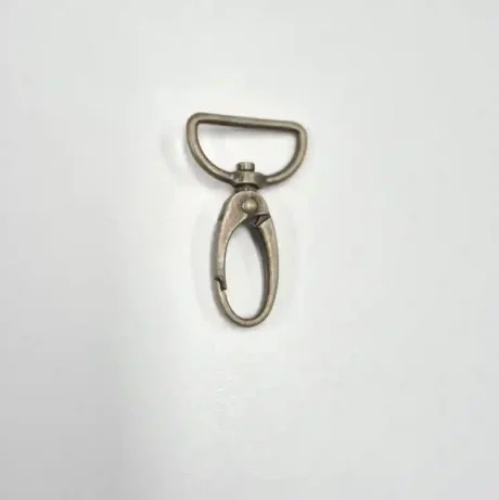 Metal snap hook, 25mm vintage brass (alternative)