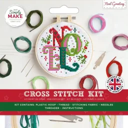"Noel Sentiment" complete cross-stitch kit