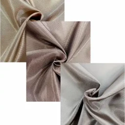 Luxury self-stripe satin coat lining