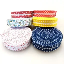 100% cotton decorative bias tape, 20mm