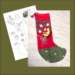 Christmas Stocking pattern (A1 paper)