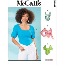 Misses' knit corset tops