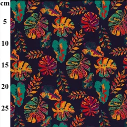 Rose & Hubble 100% cotton poplin print, "Fallen Leaves"