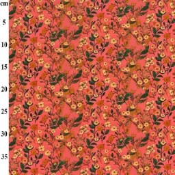 Rose & Hubble 100% cotton poplin print, "Pimpernell"