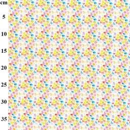 Rose & Hubble 100% cotton poplin print, "Confetti"