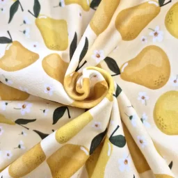 "Perfect Pears", stretch cotton jersey