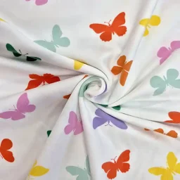 "Butterfly Flutterby", Stretch Cotton Jersey