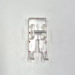 Clear plastic straight stitch/quilting foot