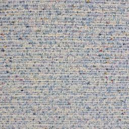 Polycotton tweed with lurex (sky blue)