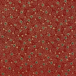 John Louden 100% craft cotton "Christmas Cracker" (red)